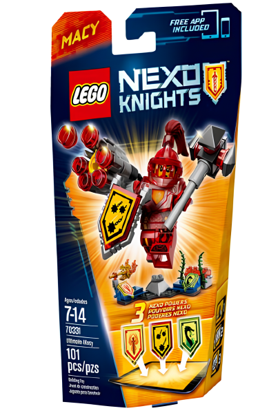 Конструктор LEGO Nexo Knights 70331 Абсолютная сила Мэйси Уценка Used ( с коробкой и инструкцией )